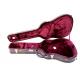 Wood Hardshell Electric Guitar Hard Case Lining With Fine Colorful Plush