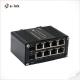 Mini Industrial Managed 8-Port 10/100/1000T 802.3at PoE + 2-Port 100/1000X SFP Ethernet Switch