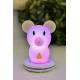 Commercial Safe Multicolor Rechargeable Led Night Light No Sharp Parts