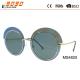 2018  fashion round  metal sunglasses with 100% UV protection lens, suitable for men and women