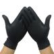 Anti Puncture S-XL Black Sterile Nitrile Gloves For Hands Protection