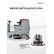 200Ah Outdoor Commercial Auto Scrubber Machine For Rubber Gym Floor Cleaning