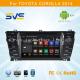 Android 4.4 car dvd player for Toyota Corolla 2014 GPS navigation HD touch screen with 3G