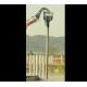 3200rpm River Canal Pond Sheet Pile Driving Machine For Photovoltaic Sheet