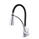 Lizhen 2024 Lizhen Single Handle Silicone Spout Brass Kitchen Faucet With Flexible Spout