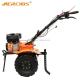 Splash Guard Mini Electric Cultivator Power Tiller With Straight Blade