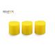 Smooth Yellow Shampoo Bottle Cap 24 / 410 Disc Style ISO 9000 Certification