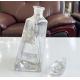 23oz Lead-Free Crystal Triangular Whiskey Decanter Exquisite Design and Craftsmanship