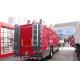 20CBM LHD 6X4 Fire Fighting Vehicles , Red Safety Emergency Foam Fire Truck 