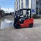 4 Wheel Warehouse Electric Lift Durable 3000kg 3 Ton Electric Forklift With Paper Roll Clamp