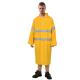 22KG N.W. PVC/ Polyester Rain Gear Hood with High Visible Reflective Safety Rain Coat
