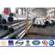 110KV 132 KV 220KV 550KV Octagonal Steel Tubular Pole With Bitumen Surface Treatment