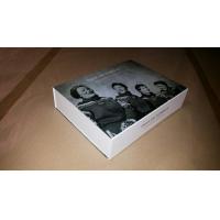 Wholesale customized cardboard magnet gift packing flat folding box with silk ribbon