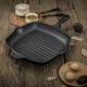Cooking Kitchen Stovetop Grill Pan Cast Iron Non Stick  Modern Design