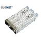 10G Ethernet Sfp Port Connector 2 Ports Female Cage Assembly With Light Pipe