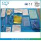 Sterile Clean Surgical Delivery Drape Pack With Examination Gloves
