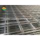 Double Galvanized Welded Wire Mesh Fence Rigid Panel With Square Post
