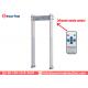 IP55 Weather Proof Checkpoint Metal Detector Security Gates With Cylinder Door Frame