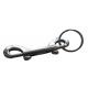 Bolt Snap Split Key Rings Silver Color Rust - Resistant With Key Holder