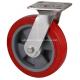 Stainless 8 Plate Swivel TPU Caster S7118-85 Without Brake with 280kg Load Capacity