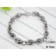 Stainless Steel Gray Pearl Charm Bracelets 1430023