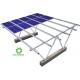 Photovoltaic Panel Carport Solar Systems 10 Years Warranty AL 6005-T5 Material