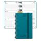 Ecological 2 Pages Per Week Planner Pacific Green With Monthly Tabs