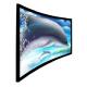 180 or 360 degree Immersive 3D Curved Projection Screen for Home Cinema