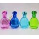 Wholesale color glass bottle with UV plastic cap Glass Refill Empty Perfume Atomizer Spray bottle hot sell