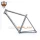 Ti3AL2.5V Titanium Road Bike Frame Gravel Bike Frameset Tapered Headset