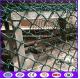 PVC Coated 80x80 opening chain link fence post spacing for architecture in Green color