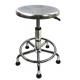 ergonomic 320mm Esd Work Stools Adjustable Synthetic Leather material