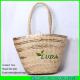 LUDA golden sequins decoration natural wheat straw handbags online