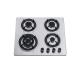 Electronic Ignition 4 Burner Gas Hob Stove Stainless Steel