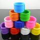 Printed color silicone bracelets slap wristband for children
