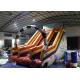 0.55mm Pvc Material Giant Kids / Adult Inflatable Slide Commercial Fire Resistant
