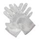 Cleanroom Polyester Working Gloves White Dust-free Gloves 100% Polyester Glove