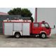 Light-duty 3500 Liters Tank Foam Fire Truck with Two Row Six Seats Cabin