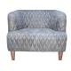 Defaico Furniture Diamond Stitching Vintage Look Leather Sofa 1 Seater