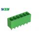 3.81mm Pitch Plug In Terminal Block 2-24 Poles Green Plastic Male Header