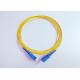 SC/UPC-SC/UPC simplex 2.0mm Ftth fiber optic patch cord singlemode G652D LSZH