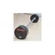 Gym Fitness Equipment Accessories , Professional Iron Powerlifting Fixed PU Barbell Set