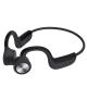rubber design earphone bone conduction headphone wireless bluetooth headset with foam ear plugs