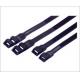 Nylon Double Locking Industrial Cable Ties Reusable Black Color Heat Resistant