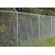 Height 2.5m Silver Farm Diamond Chain Link Fence