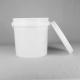 Food Grade White Round Plastic Oil Bucket 10L 3 Gallon For Packaging