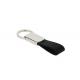 Carbon Fibre Leather Key Chains Metal PU Braided Leather Keychain Snap Hook