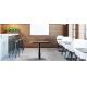 Sandy Texture Dining Table Pedestal Base Hospitality Furniture Cast Iron Table base