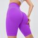 Seamless Yoga Gym Cycling Shorts Scrunch Butt Push Up Nylon High Waist