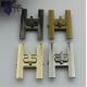 Novelty design H letters zinc alloy metal gold handbag turn locks